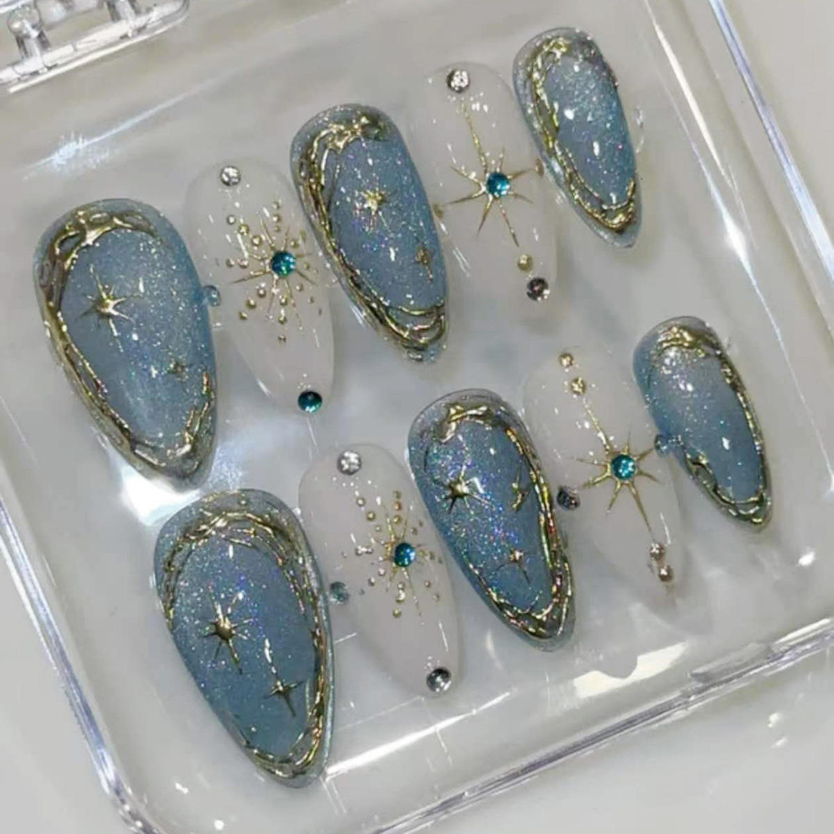 24pcs Gilded Starlight Stick o - Nail Art Gliter 评论和价格