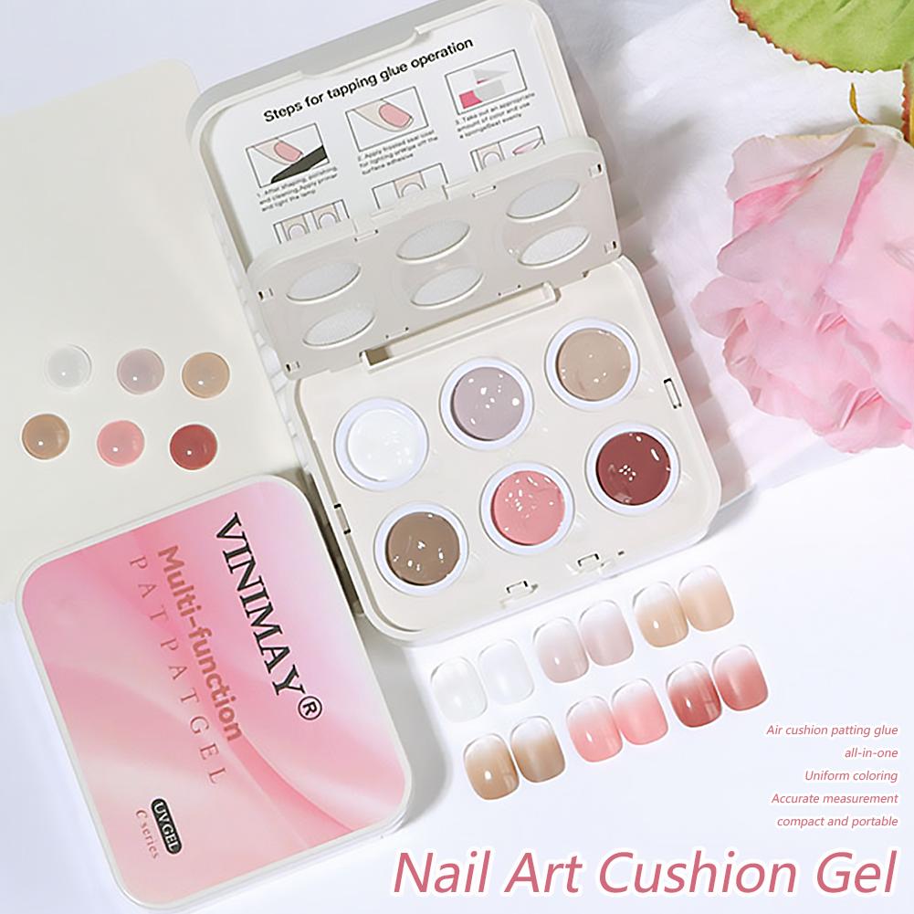 6 Colors Ombre Nail Gradient G - Nail Art Ombre Pink 评论和价格