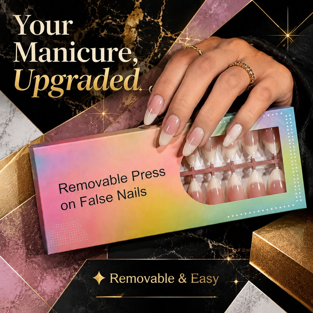 150Pcs Ins Style French Gradie - Nail Art Ombre Pink 评论和价格