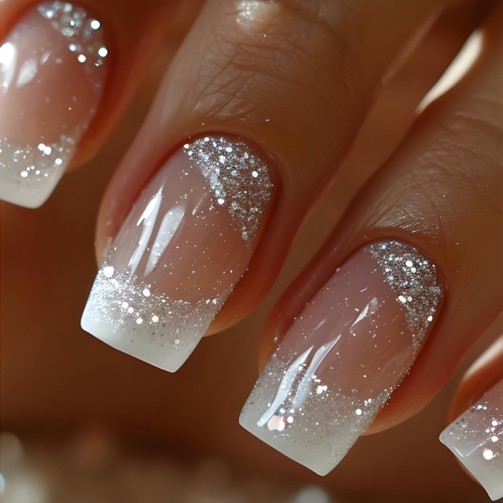 24pcs/set Medium Square fake n - Nail Art Gliter 评论和价格