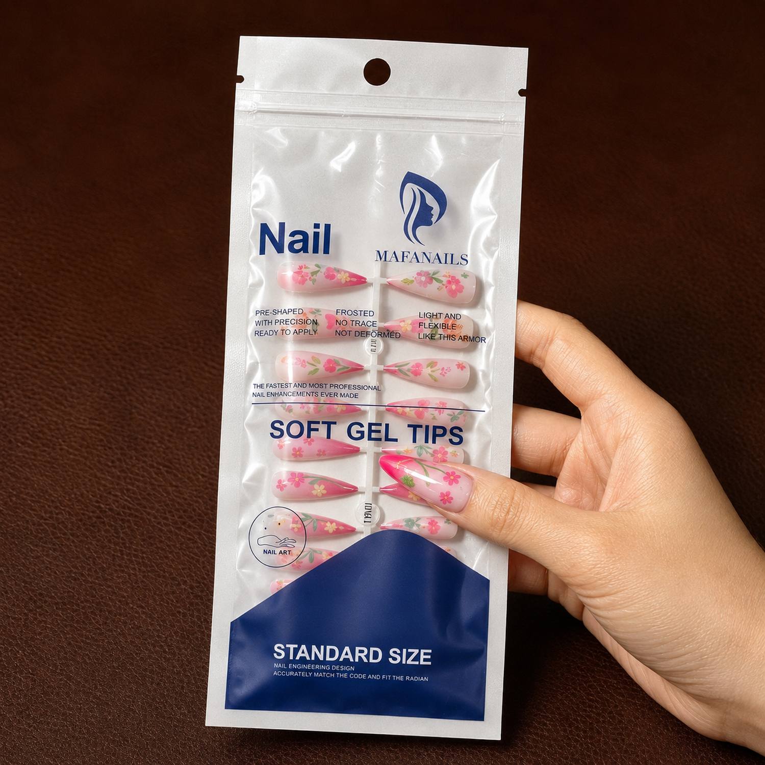 1Bag Frosted Ombre 3D Art Pres - Nail Art Ombre Pink 评论和价格