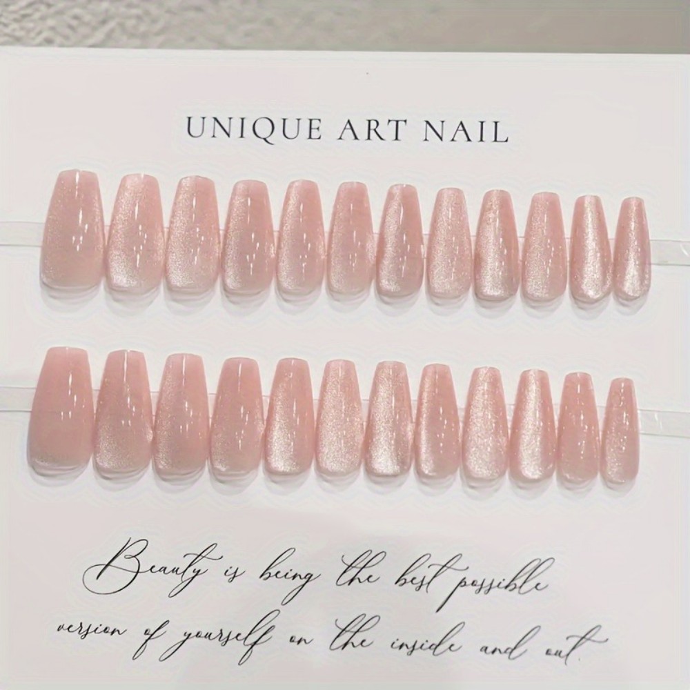 24pcs Sparkling Pink Glitter C - Nail Art Gliter 评论和价格