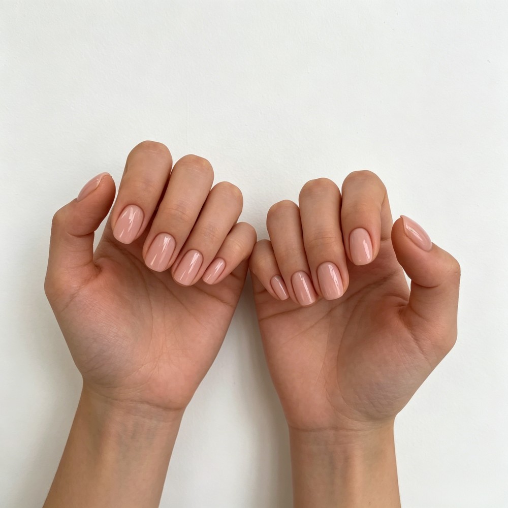 24Pcs Oval Short Pink Press on - Nail Art Ombre Pink 评论和价格