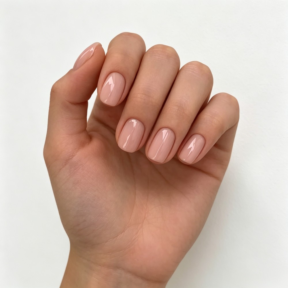 24Pcs Oval Short Pink Press on - Nail Art Ombre Pink 评论和价格