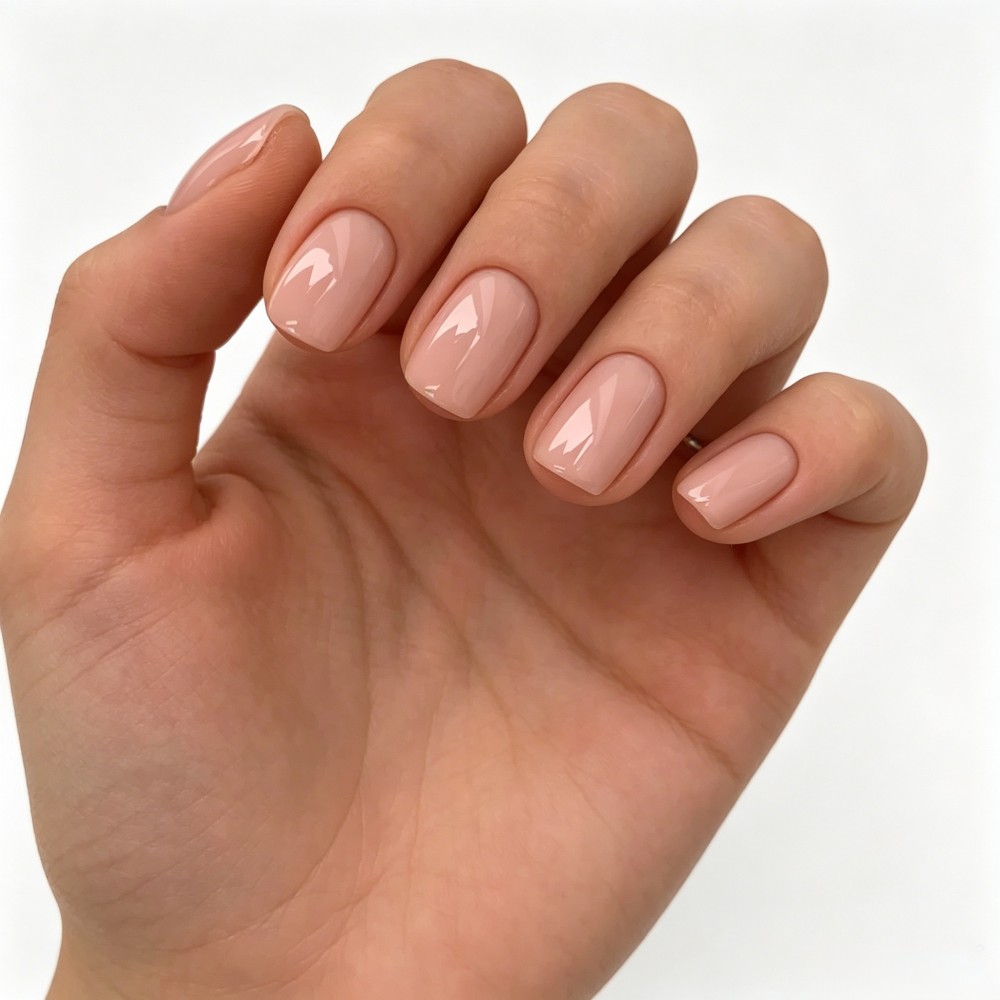24Pcs Oval Short Pink Press on - Nail Art Ombre Pink 评论和价格